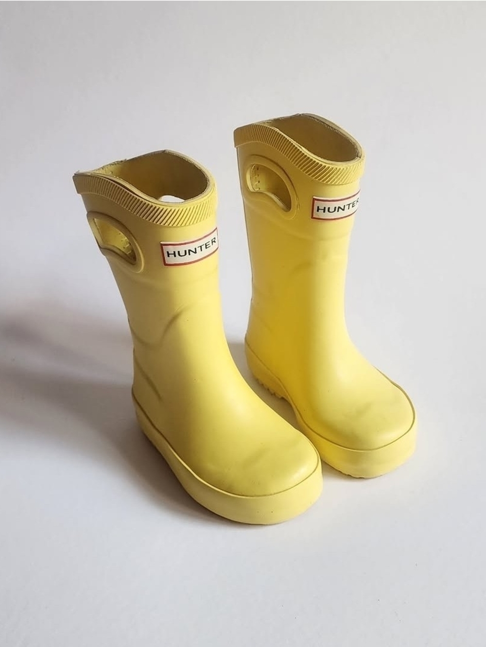 Hunter for Target HTF butter yellow rain boots 🧈 5c Toddler